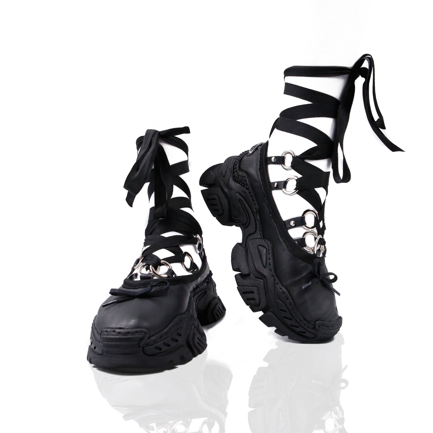 TAGLIONI BLACK SNEAKERS (8466790875367)