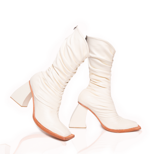 DRAPPED IVORY BOOTS (9023926763751)