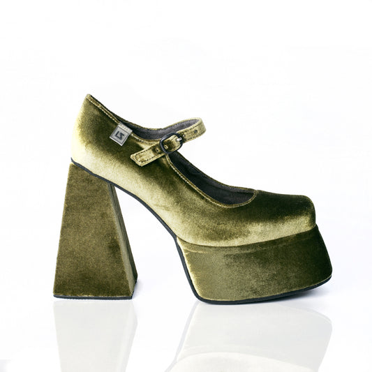 FOXY GOLDGREEN PUMPS (6732761596071)